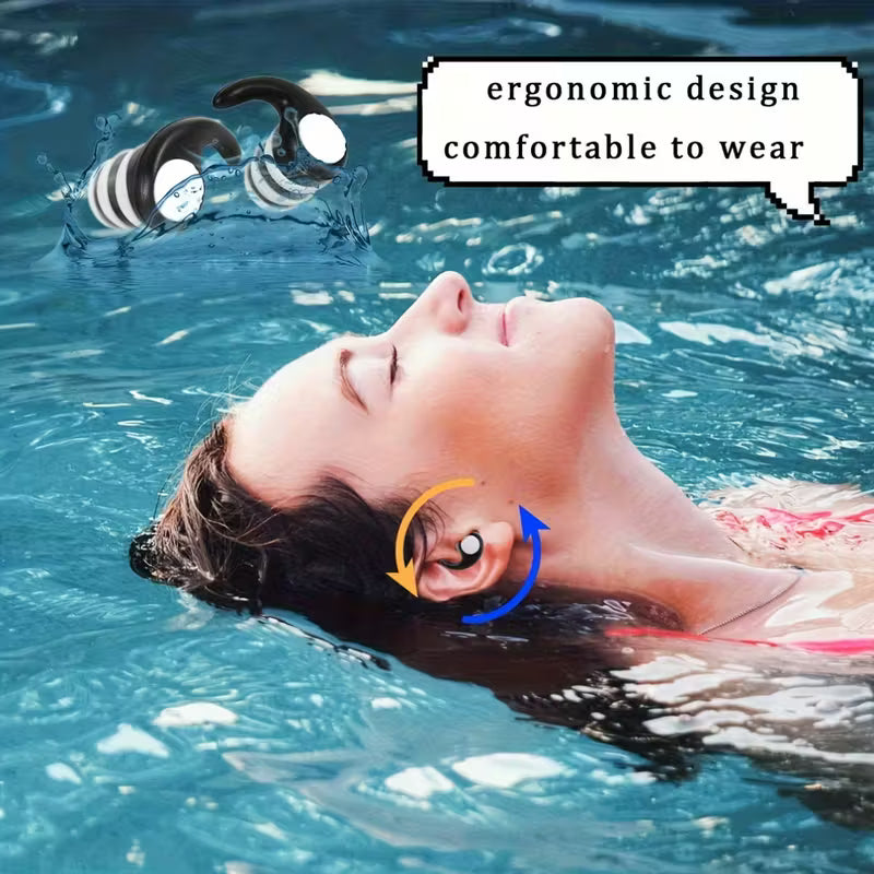 سدادت أذن سباحة من السيليكون عالية الجودة