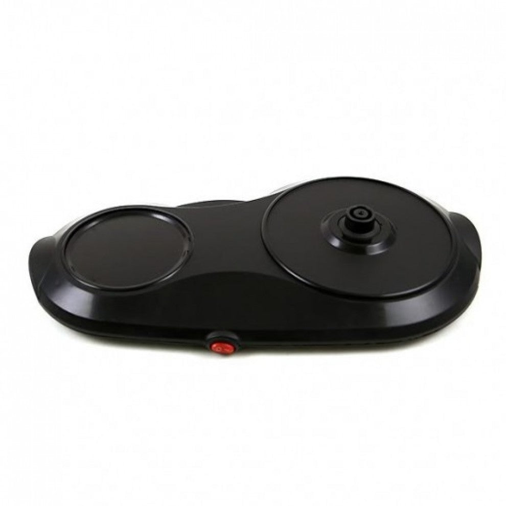 طقم صينية شاي غلاية كهربائية من الفولاذ المقاوم للصدأ 3 في 1