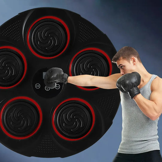 Musical Wall Mounted Boxing Machine with Bluetooth Speaker