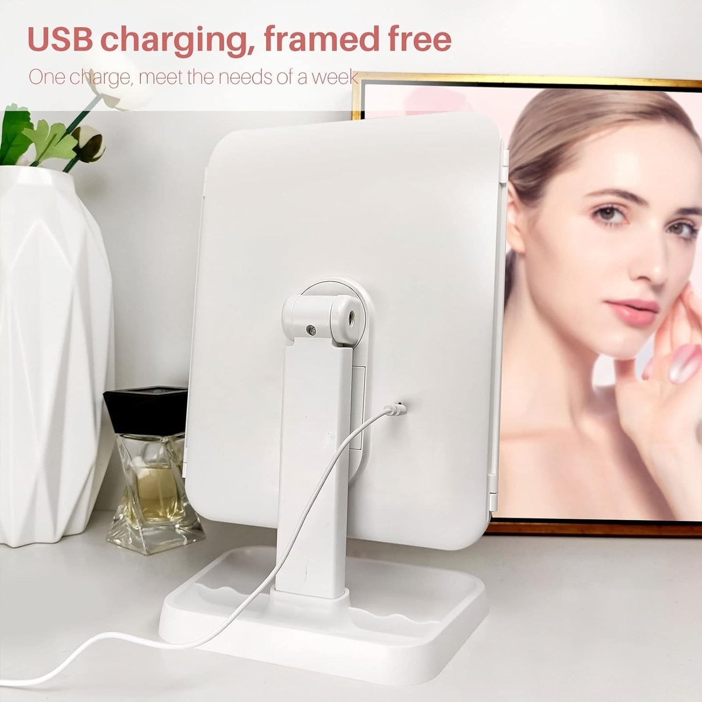 مستحضرات التجميل المضيئة القابلة لإعادة الشحن