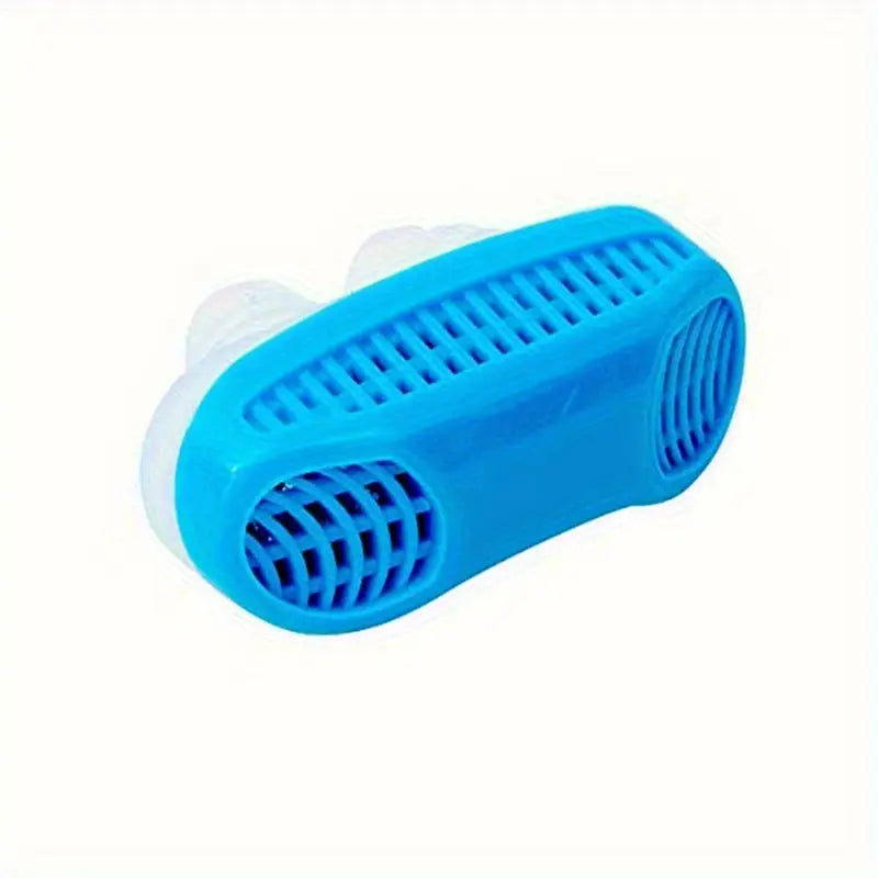 جهاز 2 في 1 لمكافحة الشخير: مشبك أنف لنوم أفضل وتقليل الشخير - لا يحتاج إلى بطارية