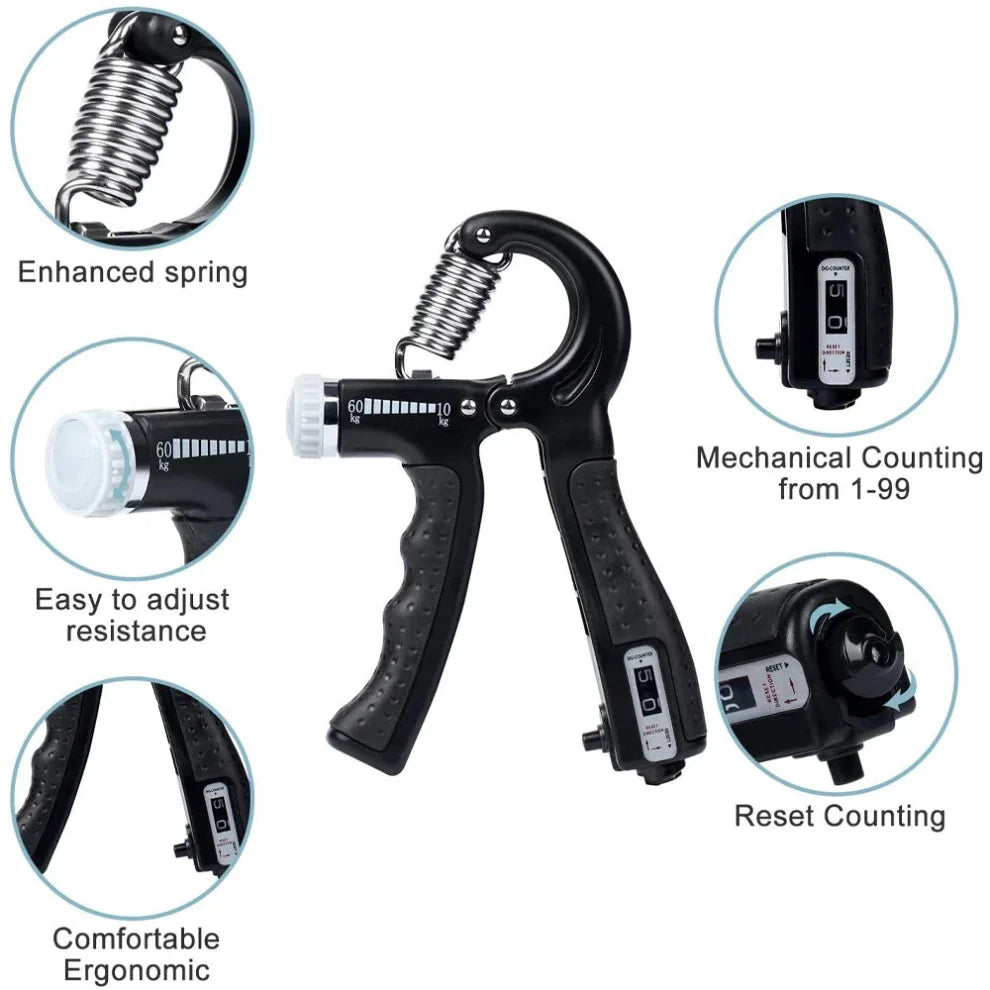 مجموعة تقوية قبضة اليد (عبوة من 5 قطع)