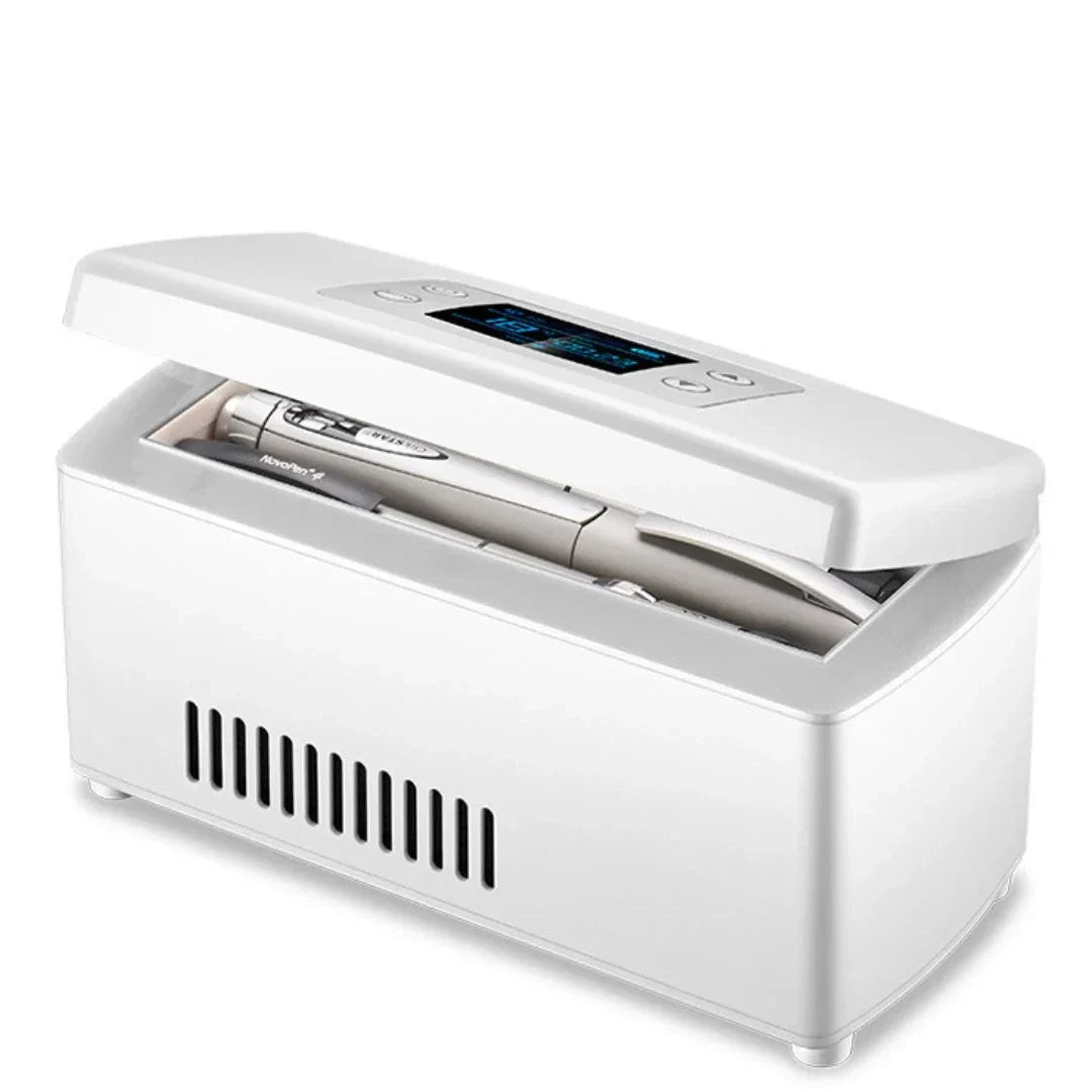 ثلاجة صغيرة قابلة لإعادة الشحن مزودة بالأنسولين