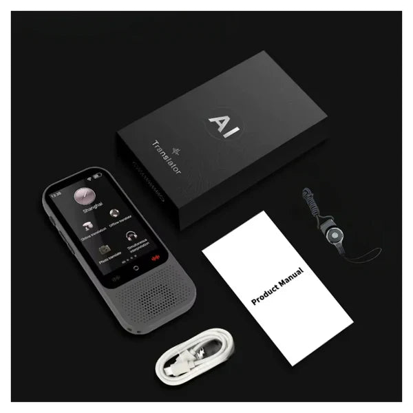 جهاز الترجمة الذكي يدعم 138 لغة بالذكاء الاصطناعي (S80 Pro)