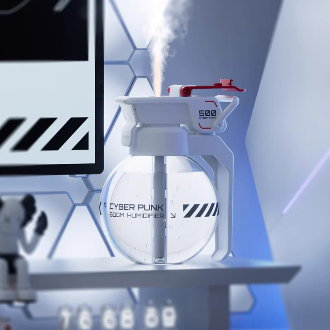 مرطب سطح المكتب القابل لإعادة الشحن عبر USB، مرطب بتصميم إبداعي مع وظيفة توقيت، مرطب صامت للمنزل والمكتب، الأجهزة الكهربائية المنزلية، هدية للصديق