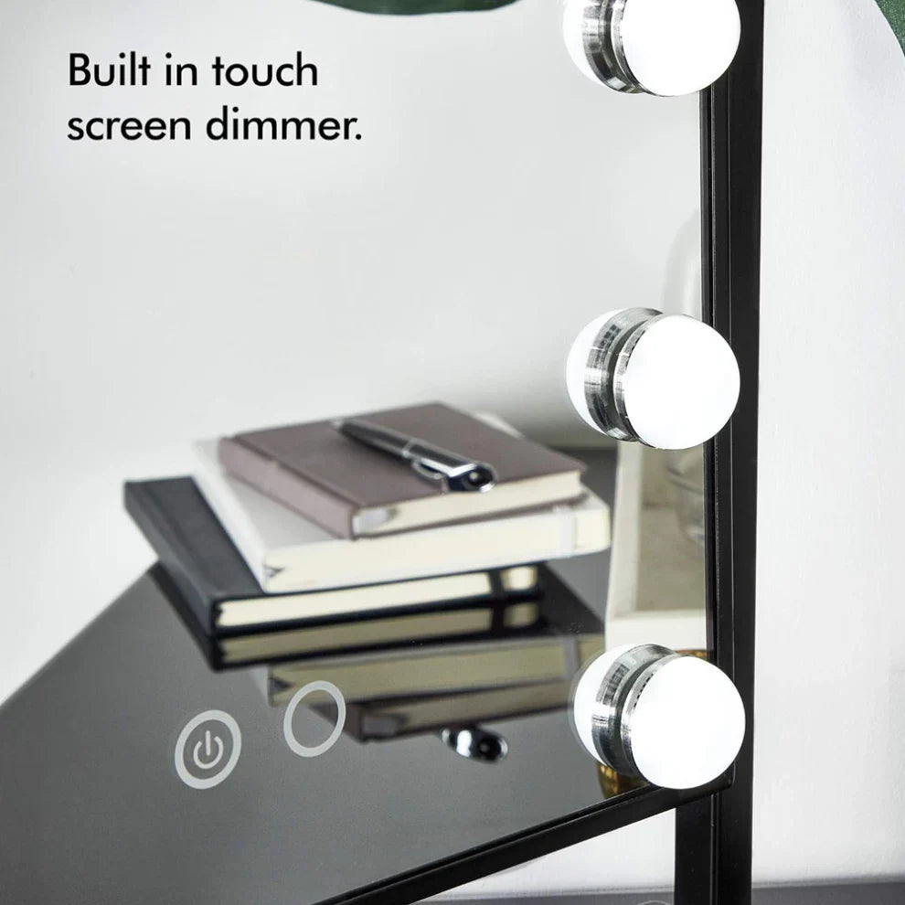 مرآة مكياج LED