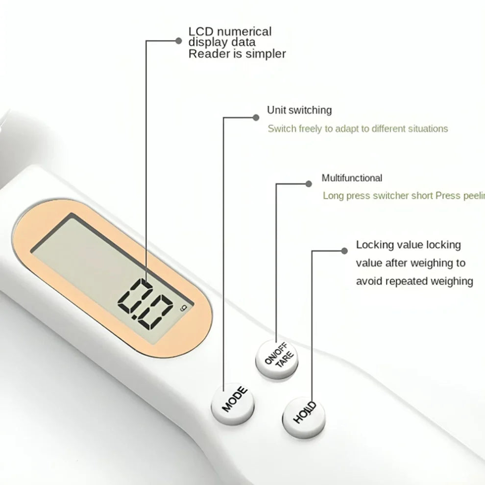 ميزان مطبخ رقمي للملعقة - 500 جرام