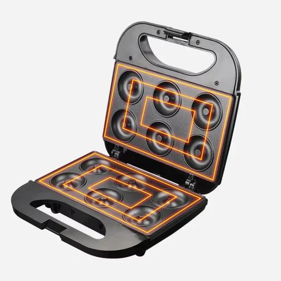 صانعة الدونات الكهربائية SUMO SM-7213 مع 6 فوهات