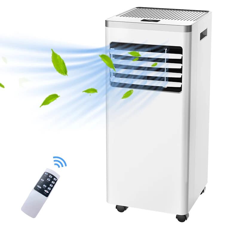 مكيف فريون متنقل يعمل بالكومبريسور مع ريموت