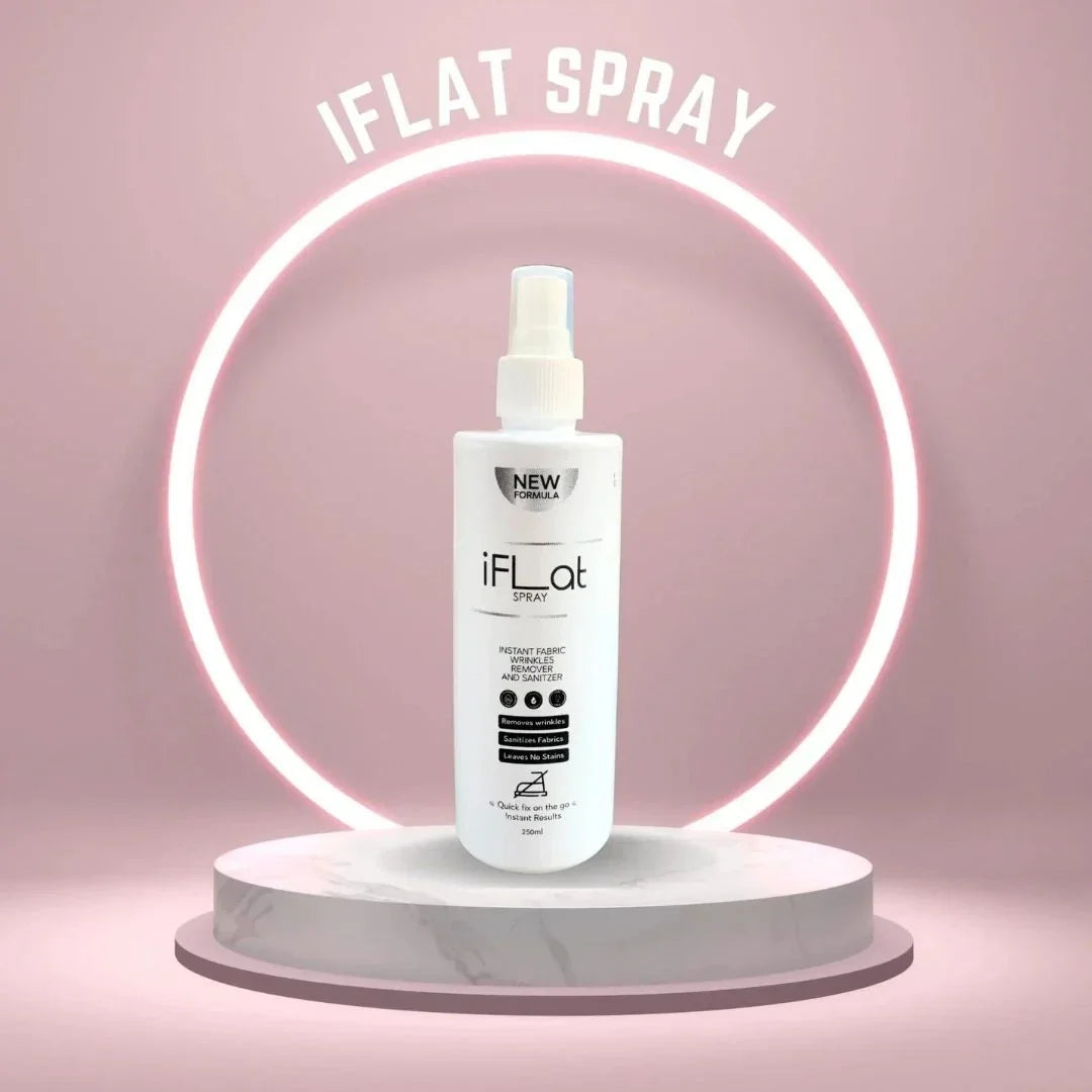 مزيل تجاعيد الأقمشة الفوري آي فلات سبراي (250 مل)