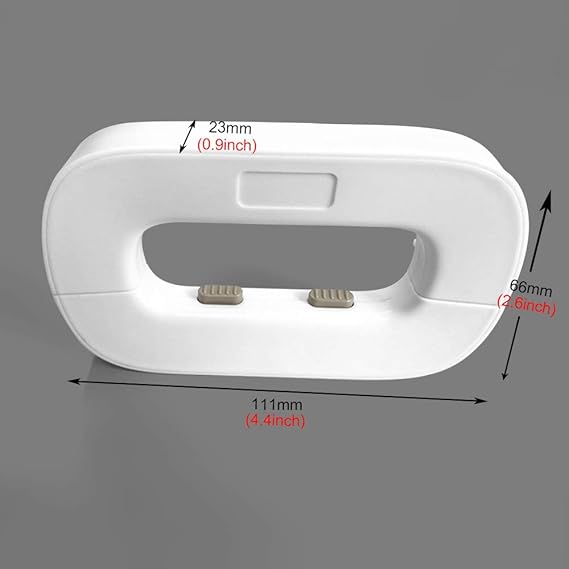 قفل الثلاجة، قفل ثلاجة منزلي متطور مزود بزرين، قفل باب الفريزر الآمن للأطفال الصغار مع لاصق قوي، أقفال ثلاجة للأطفال لا تحتاج إلى أدوات أو حفر... (أبيض)