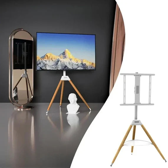 حامل تلفزيون قابل للتعديل لشاشات مقاس 32 - 75 بوصة