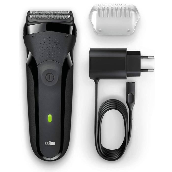 ماكينة حلاقة الرجال الكهربائية براون السلسلة 3 القابلة للشحن (Braun Series 3 300s Electric Shaver)