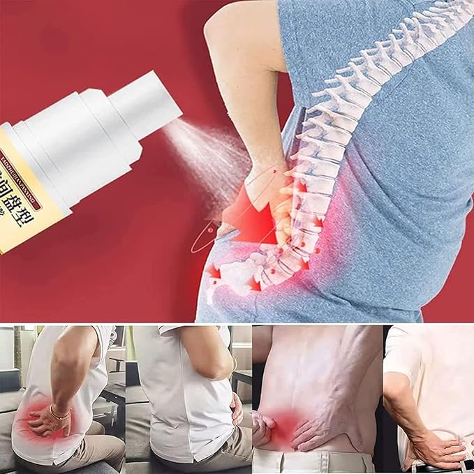 بخاخ جل بارد للعمود الفقري القطني من Supwell، منتجات لتخفيف آلام الظهر، وتخفيف آلام عرق النسا، وتخفيف آلام أسفل الظهر، وبخاخ لتخفيف آلام الرقبة والكتف والخصر والساقين والمفاصل (3 قطع)