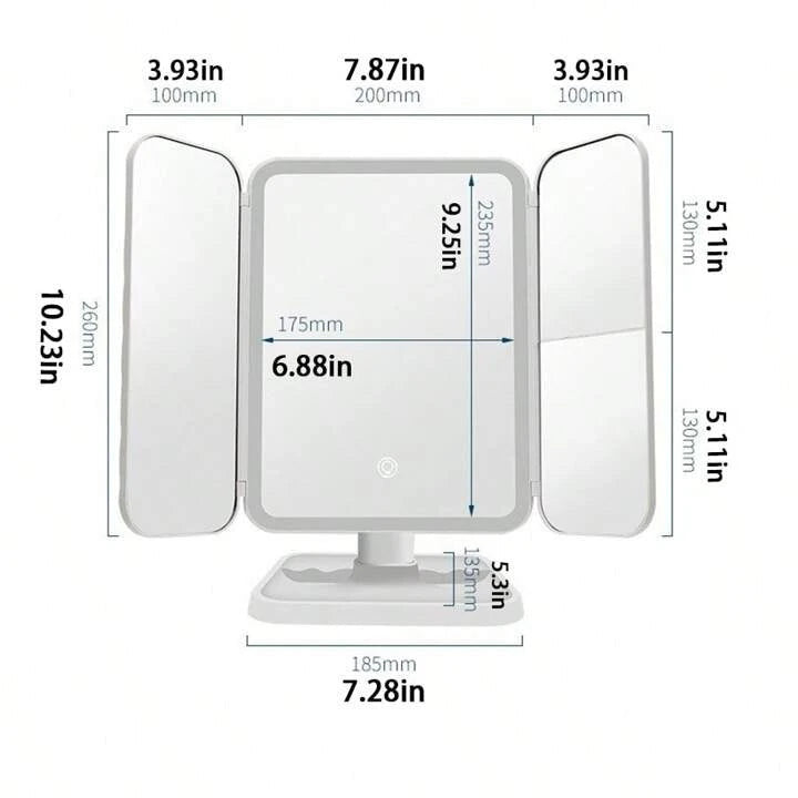 مستحضرات التجميل المضيئة القابلة لإعادة الشحن