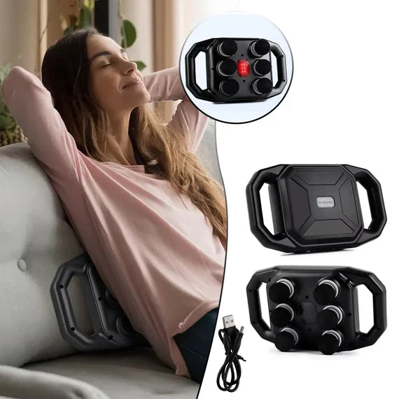 جهاز تدليك بستة رؤوس لتخفيف آلام العضلات العميقة