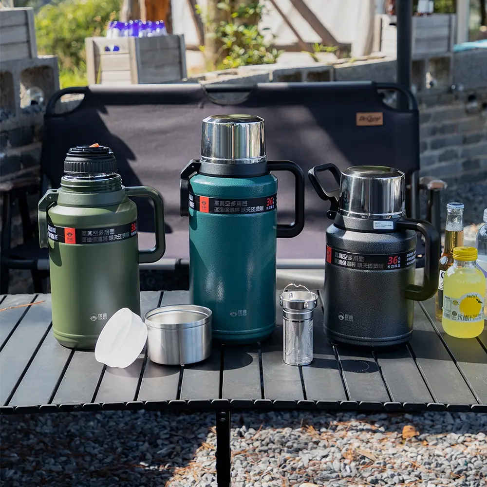 DKADI KD9062 قارورة مفرغة كبيرة معزولة بجدار مزدوج (2.5 أو 3 أو 3.5 لتر)