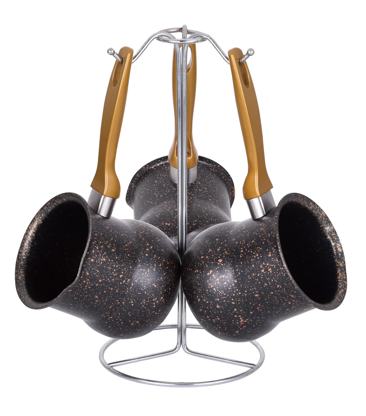 طقم أواني طهي جرانيت OSFE مكون من 23 قطعة - أسود