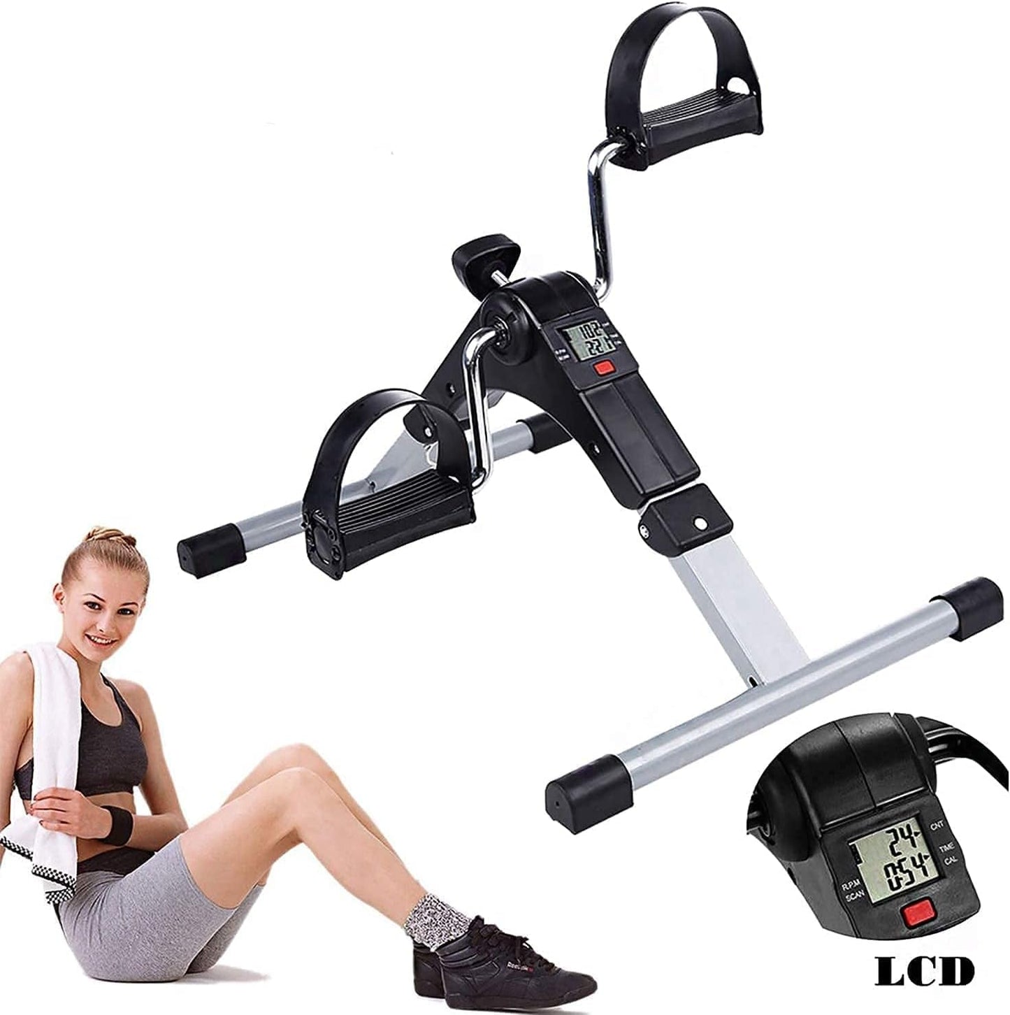 عجله تمارين الرجل المحموله بشاشه قابلة للطي الحديثه