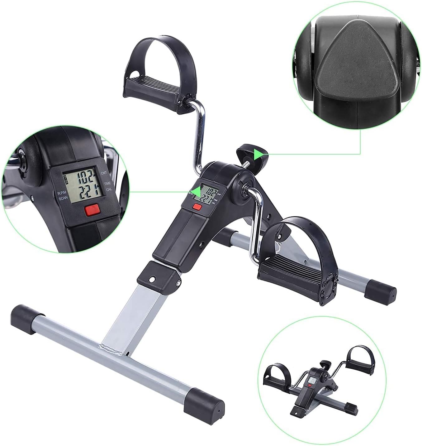 عجله تمارين الرجل المحموله بشاشه قابلة للطي الحديثه