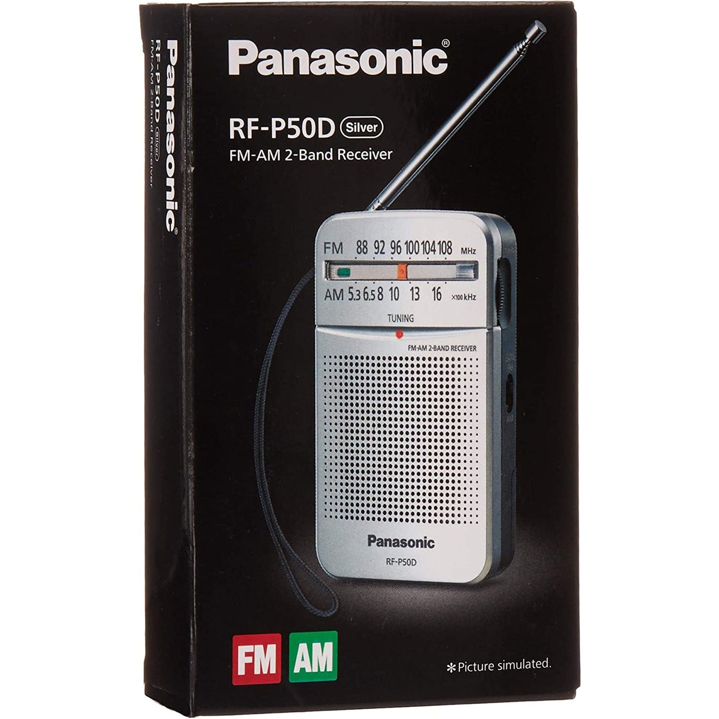 راديو FM محمول باناسونيك RF-P50 - فضي