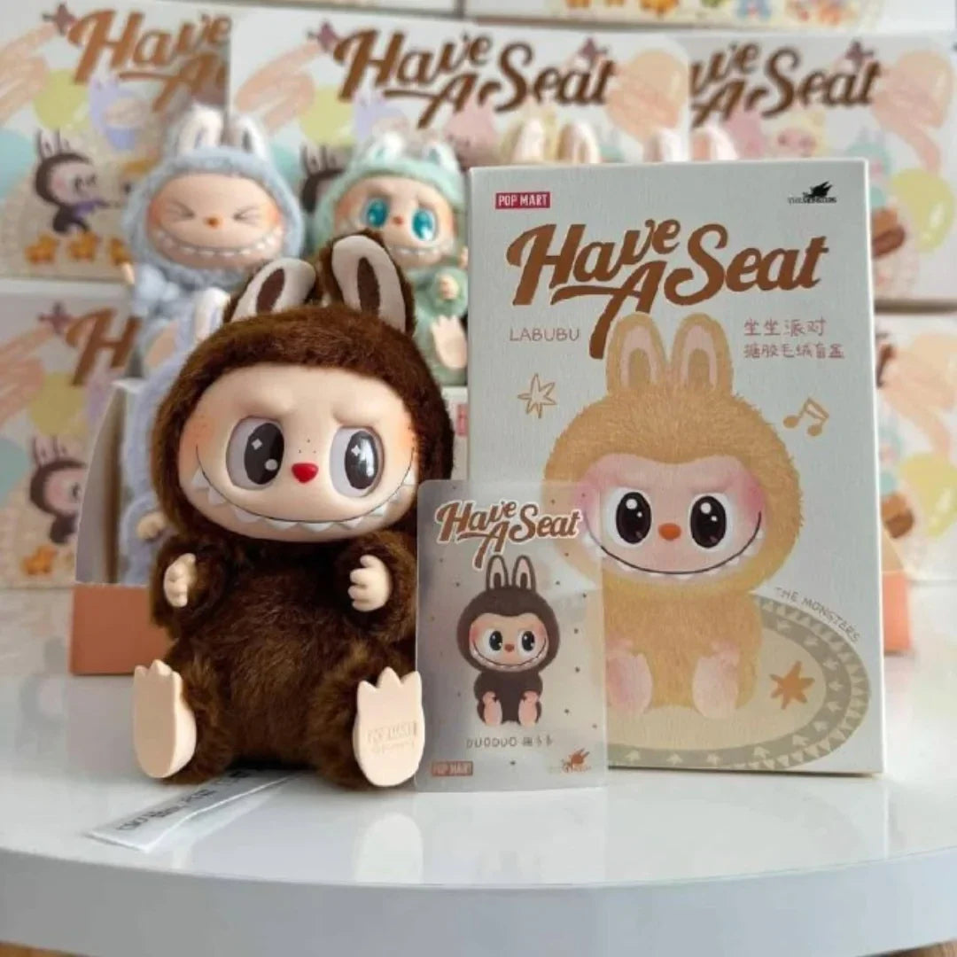 عرض محدود! ٤ ألعاب لابوبو "اجلس" (شخصيات عشوائية) في عبوة واحدة مثيرة