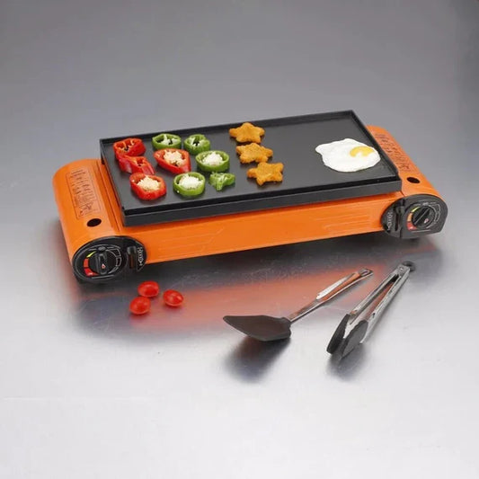 Portable Double Gas Stove