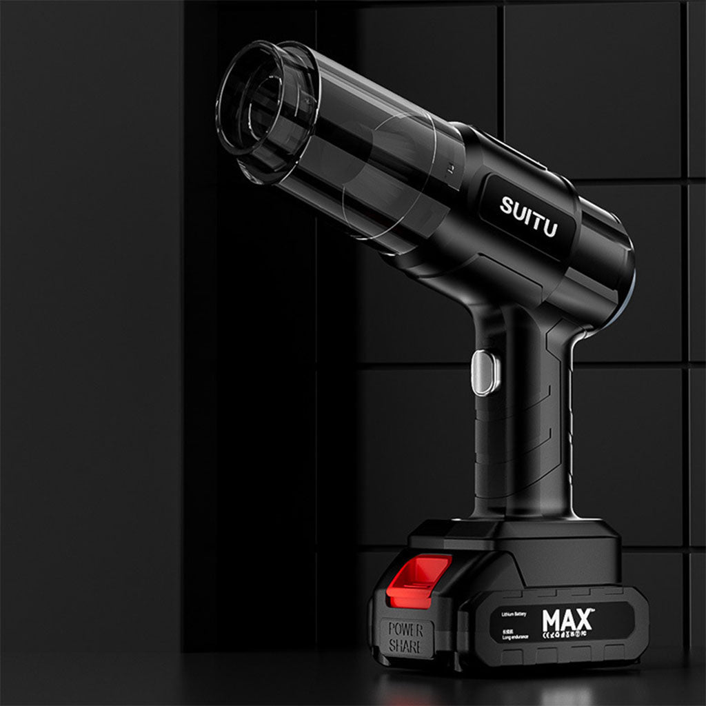 مكنسة كهربائية مثبتة على السيارة