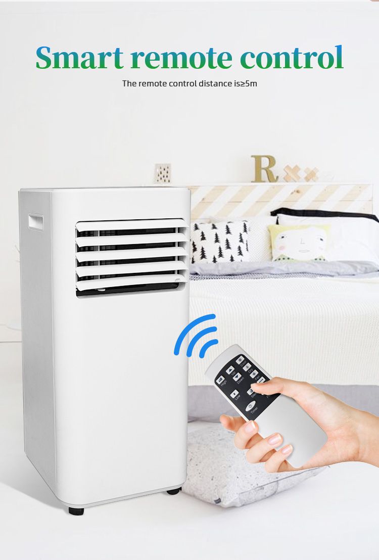 مكيف فريون متنقل يعمل بالكومبريسور مع ريموت