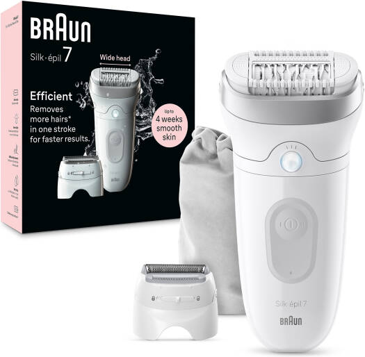 آلة إزالة الشعر براون سيلك-إبيل 7 للاستخدام الجاف والمبلل (Braun Silk-épil 7 - SE7-041)