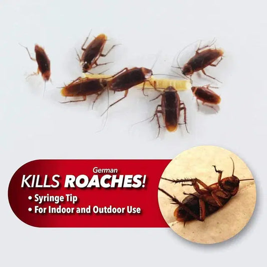 Ready-To-Use Cockroach Gel From Dr. Roach Effectively Eliminates Cockroaches Both Inside Your Home and In Your Garden