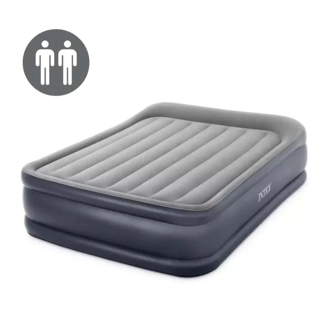 مرتبة هوائية فاخرة كوين من شركة Intex مزودة بمضخة كهربائية