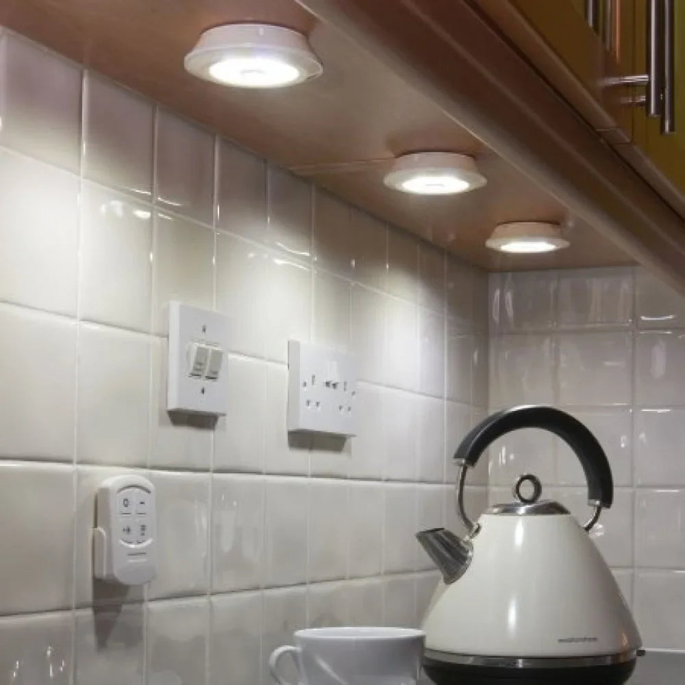 إضاءة 3 قطع مع جهاز التحكم عن بعد