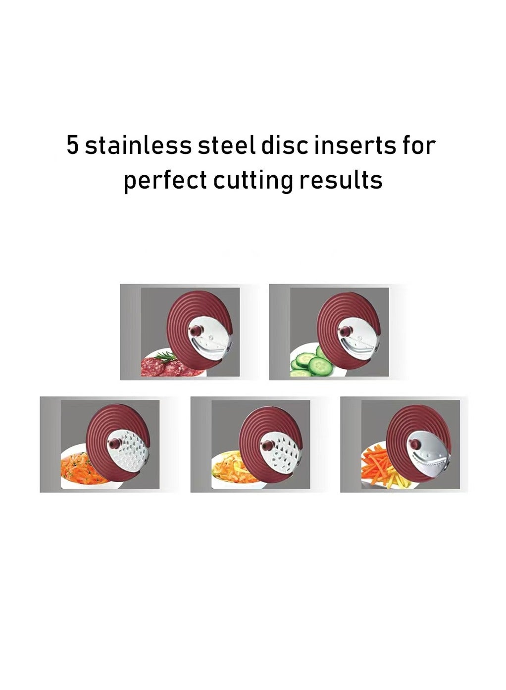 قطّاعة وسلّاطة سونيفر Sonifer SF-5505 – متعددة الاستخدامات 5×1