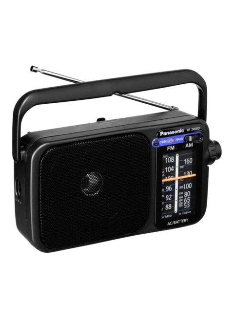 راديو محمول باناسونيك FM/AM مع موالف RF-2400D أسود