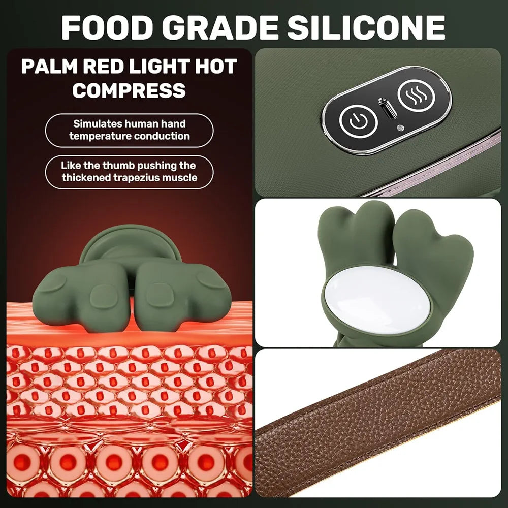 جهاز مساج ذكي قابل للارتداء لتخفيف آلام الرقبة والعضلات