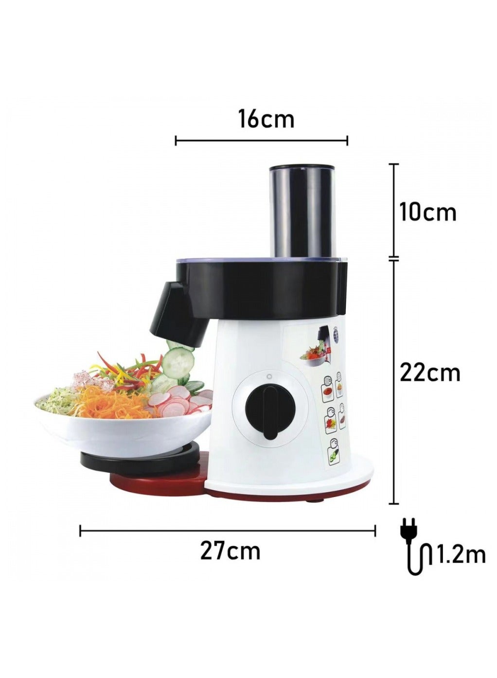 قطّاعة وسلّاطة سونيفر Sonifer SF-5505 – متعددة الاستخدامات 5×1