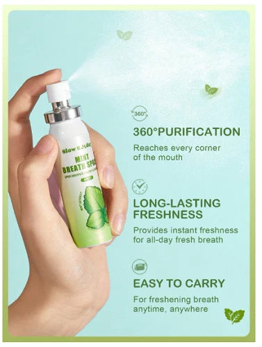 بخاخ للفم لنفس منعش بالنعناع