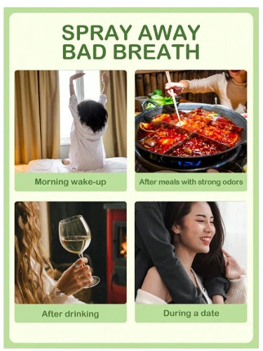 بخاخ للفم لنفس منعش بالنعناع