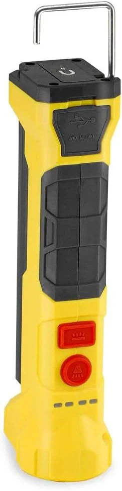 مصباح عمل/كشاف LED قابل لإعادة الشحن من Shell SF126 مع بنك طاقة 5000 مللي أمبير/ساعة