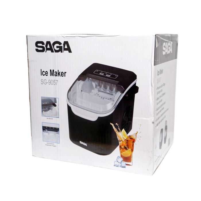 صانعة ثلج 12 كجم من Saga إنتاج سريع مع شاشة LED