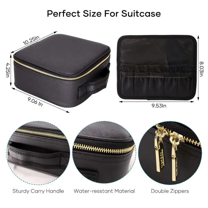 حقيبة مكياج مضيئة للرحلات والسفر