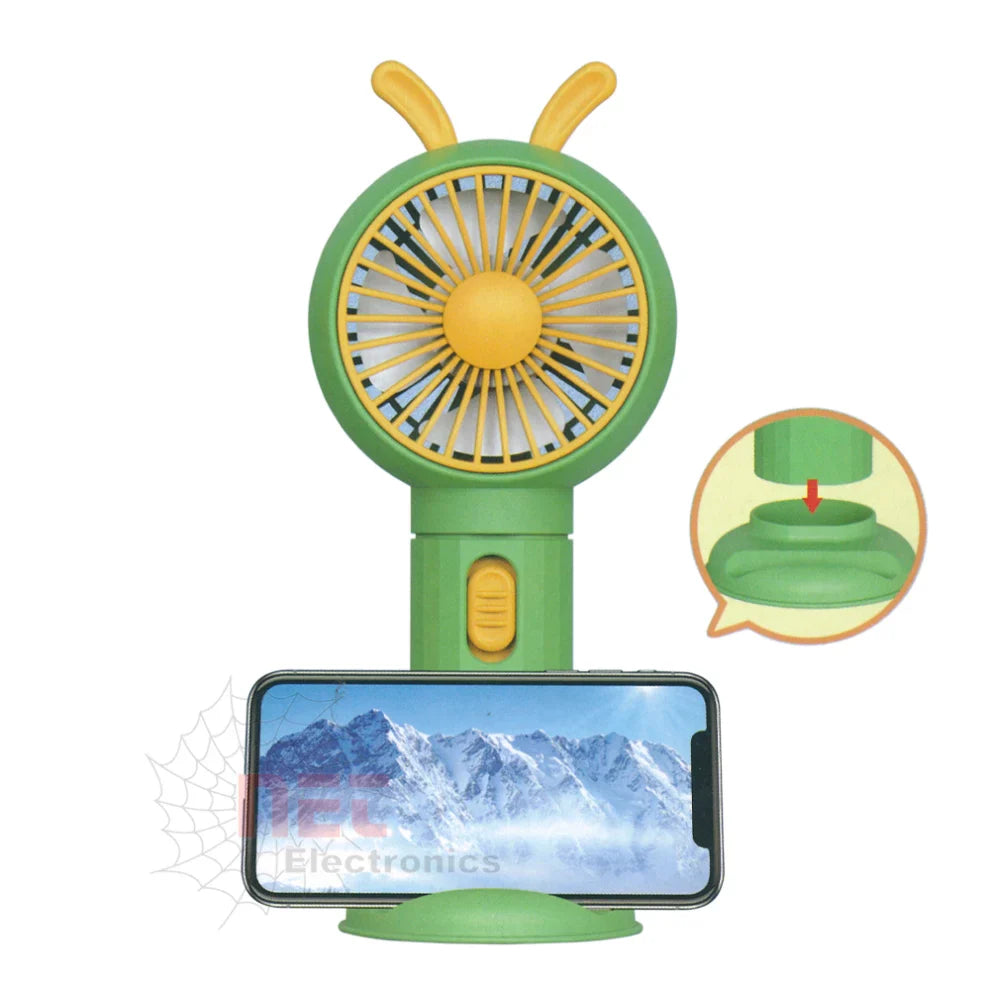 مروحة مكتب محمولة قابلة لإعادة الشحن