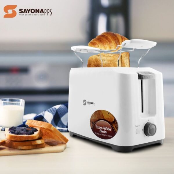 توستر ومحمصة خبز كهربائية سايونا 700 واط (Sayona Pop Up Toaster ST-4463)