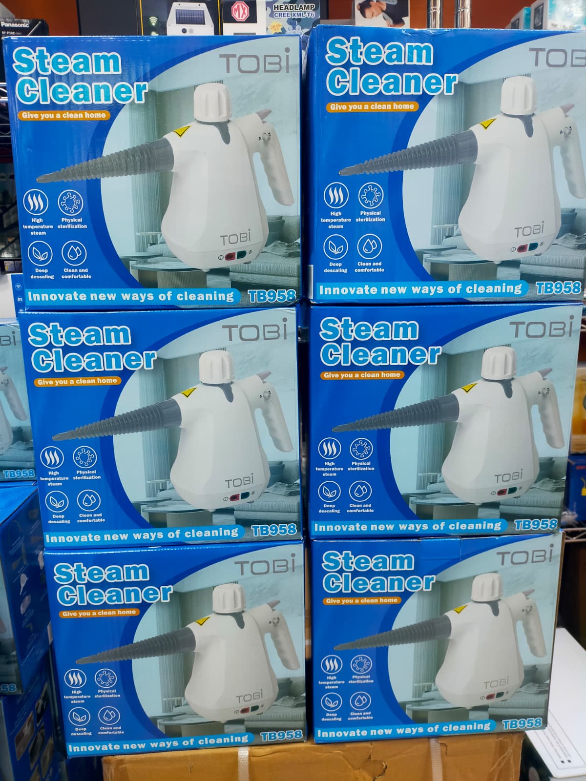 TOBI TB958 Portable Steam Cleaner - Multi-Purpose Sterilization Device with High Temperature