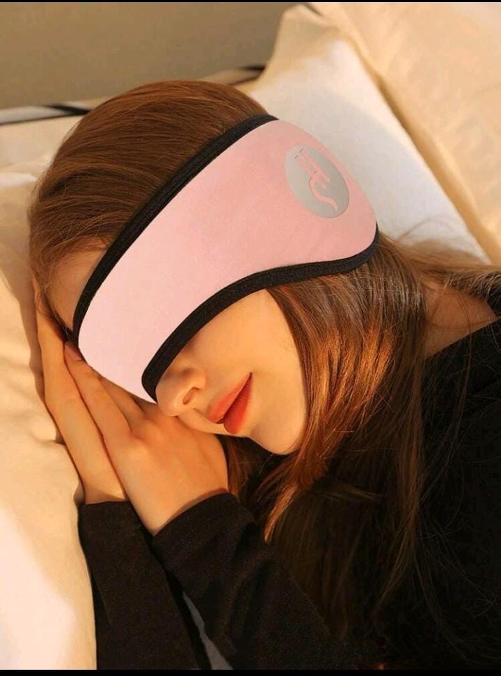 قطعة واحدة من واقيات الأذن للنوم، عازلة للضوضاء، قناع عين قابل للتعديل بخطاف وحلقة مع بطانة مخملية وسدادات أذن مجانية، مناسب لجميع المواسم والقيلولة، هدية عيد الحب للنساء وأعياد الميلاد والصديقات