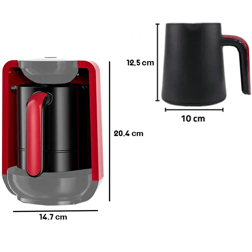 ماكينة صنع القهوة التركية بقوة 600 واط وسعة 350 مل من يينا (YN-1057)