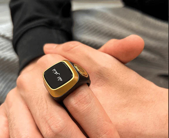 خاتم التسبيح الذكي بشاشة عداد رقمي