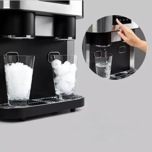 3 in 1 Ice Cube Maker Machine with 1.8-liter Capacity