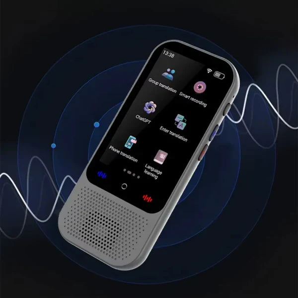 جهاز الترجمة الذكي يدعم 138 لغة بالذكاء الاصطناعي (S80 Pro)